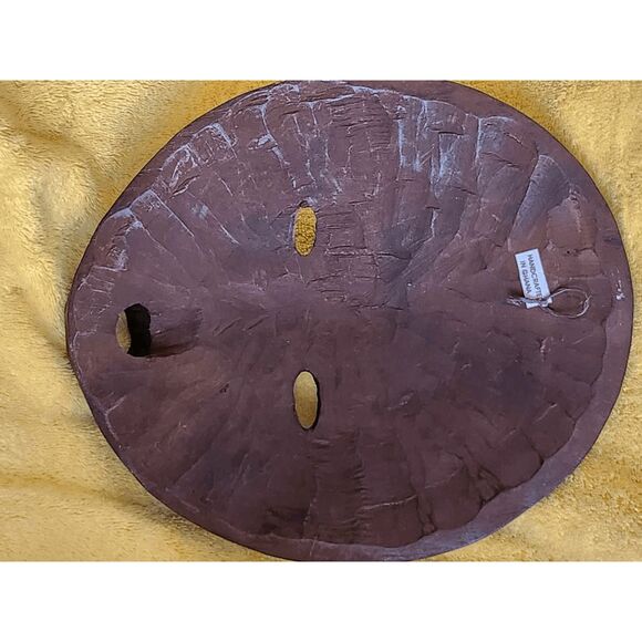 Artisan Handmade African Wood Mask Circular from Ghana Brown Masks Ghanaian Anim - Picture 2 of 2